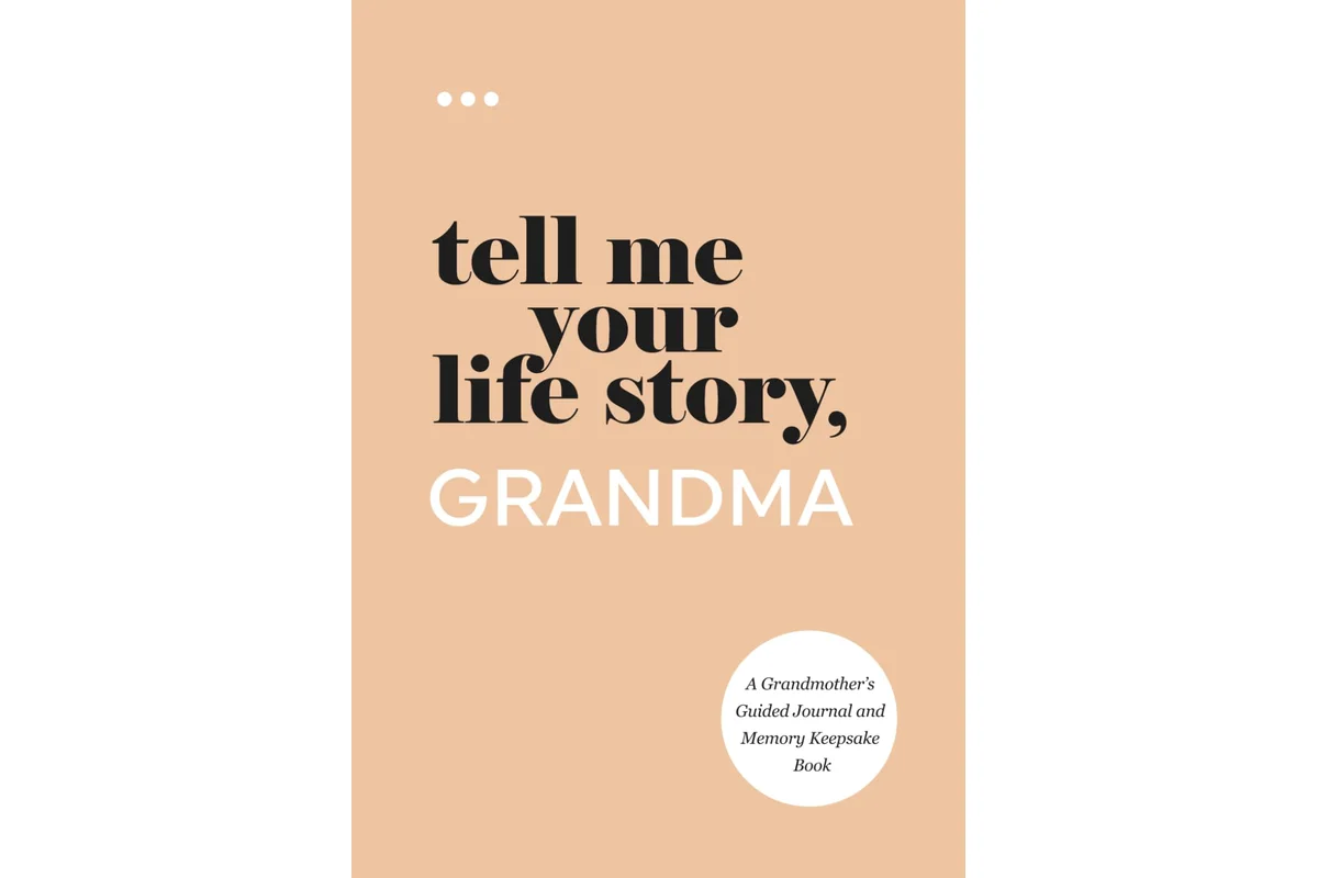 A guided journal of questions for a grandmother to fill in with her own life story